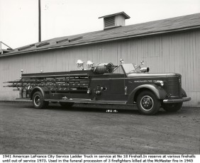1941_LaFrance_City_Service_Ladder_at_Elmira_NY_Plant_in_service_Oct_1941_sold_Sept_1973