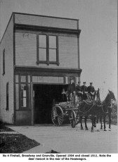 No_4_Hall_Broadway_and_Granville_1905_note_the_deer_in_hosewagon
